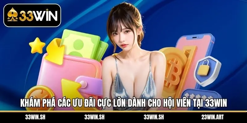 Khám phá các ưu đãi cực lớn dành cho hội viên tại 33Win