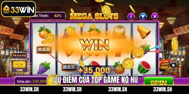 Ưu điểm vượt trội thu hút hội viên của top game nổ hũ